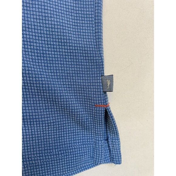 Tommy Bahama Polo Shirt Men Large Blue Short Sleeve - Picture 3 of 6